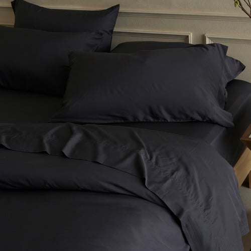 Charcoal Aetius Bamboo Quilt Cover Set