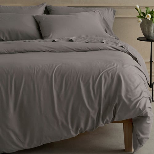 Taupe Aetius Bamboo Quilt Cover Set