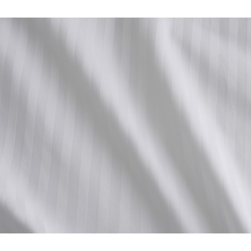 White Striped Organic Cotton Sheet Set