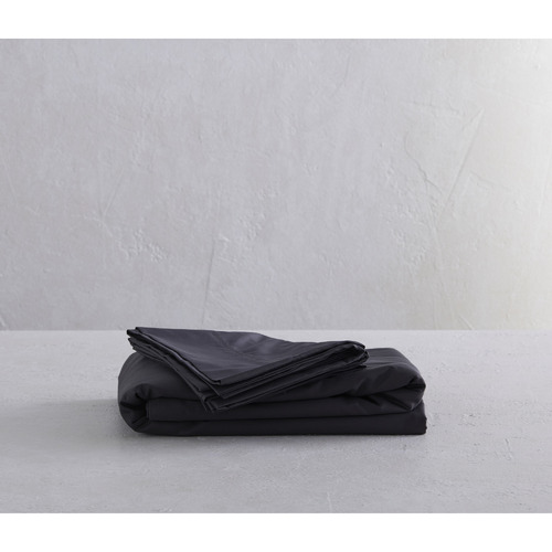 Charcoal Cotton Quilt Cover Set