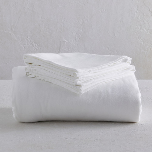 White Glauci Organic Cotton Quilt Cover Set
