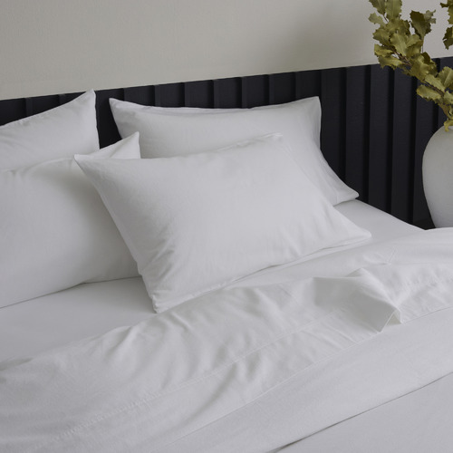 White Glauci Organic Cotton Quilt Cover Set
