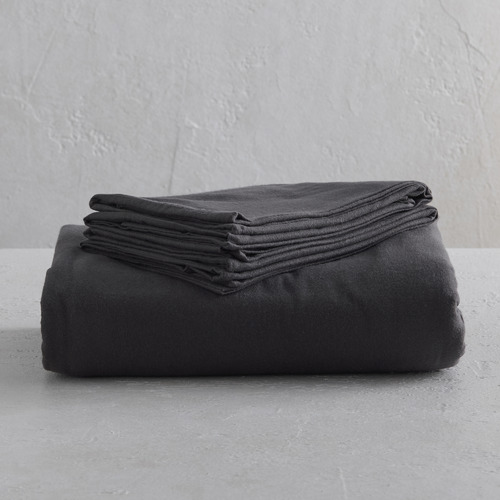 Charcoal Glauci Organic Cotton Quilt Cover Set