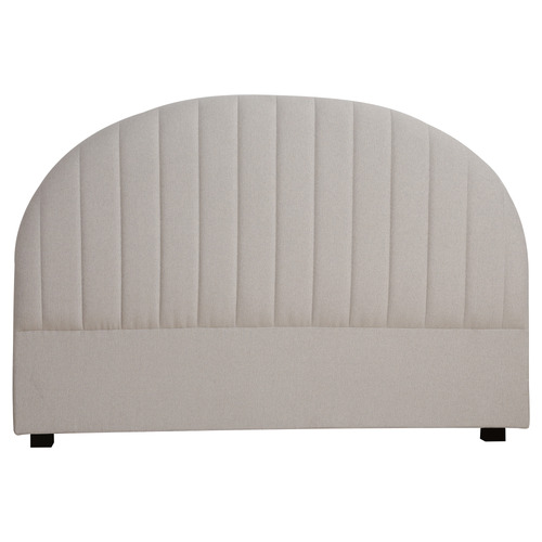Channel Arch Linen-Blend Bedhead