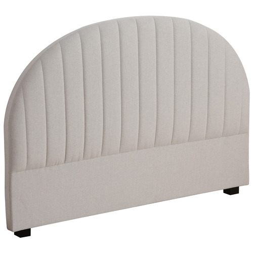 Channel Arch Linen-Blend Bedhead