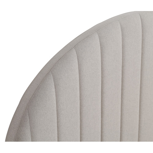 Channel Arch Linen-Blend Bedhead