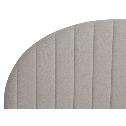 Channel Arch Linen-Blend Bedhead