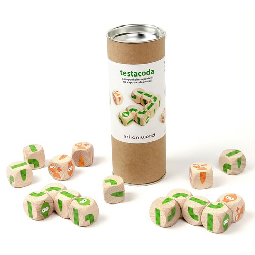 Wooden Snakes Game Temple & ster