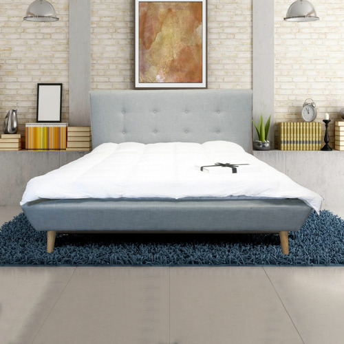 Grey Elaine Upholstered Bed