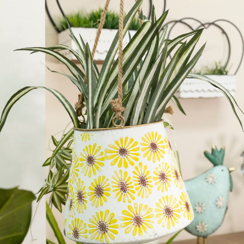 60cm Faux Hanging Spider Plant Bush