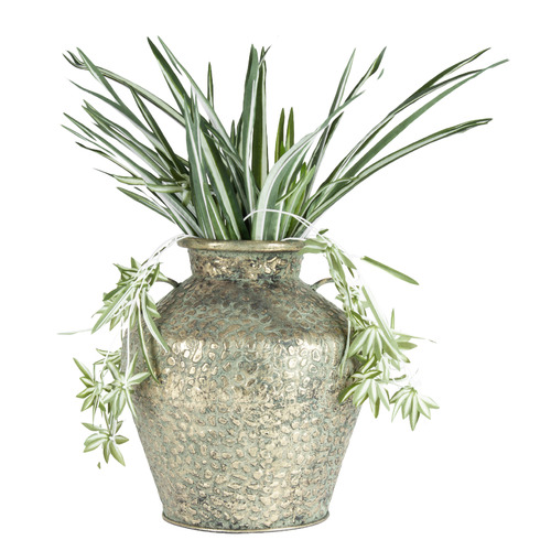 HighST. Antique Gold Hammered Vase Temple & ster