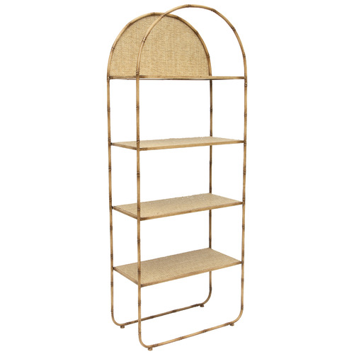 HighST. Tropea Arched 4 Tier Shelving Unit Temple & ster