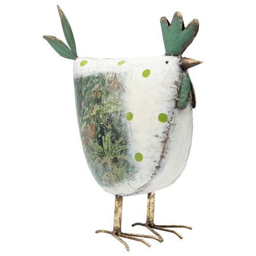 Natures Art Chook with Polka Dots Ornament