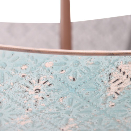 High St. Blue Umbrella Hanging Planter Temple & ster