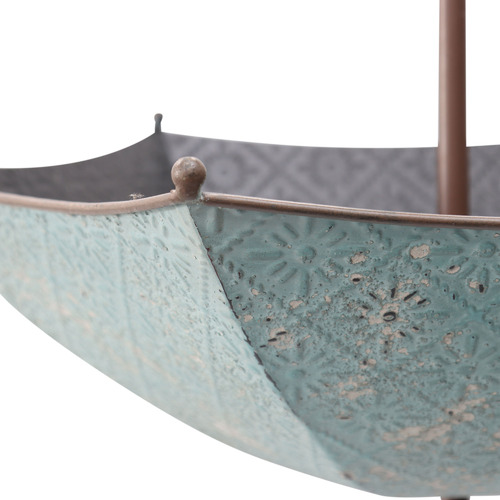 High St. Blue Umbrella Hanging Planter Temple & ster