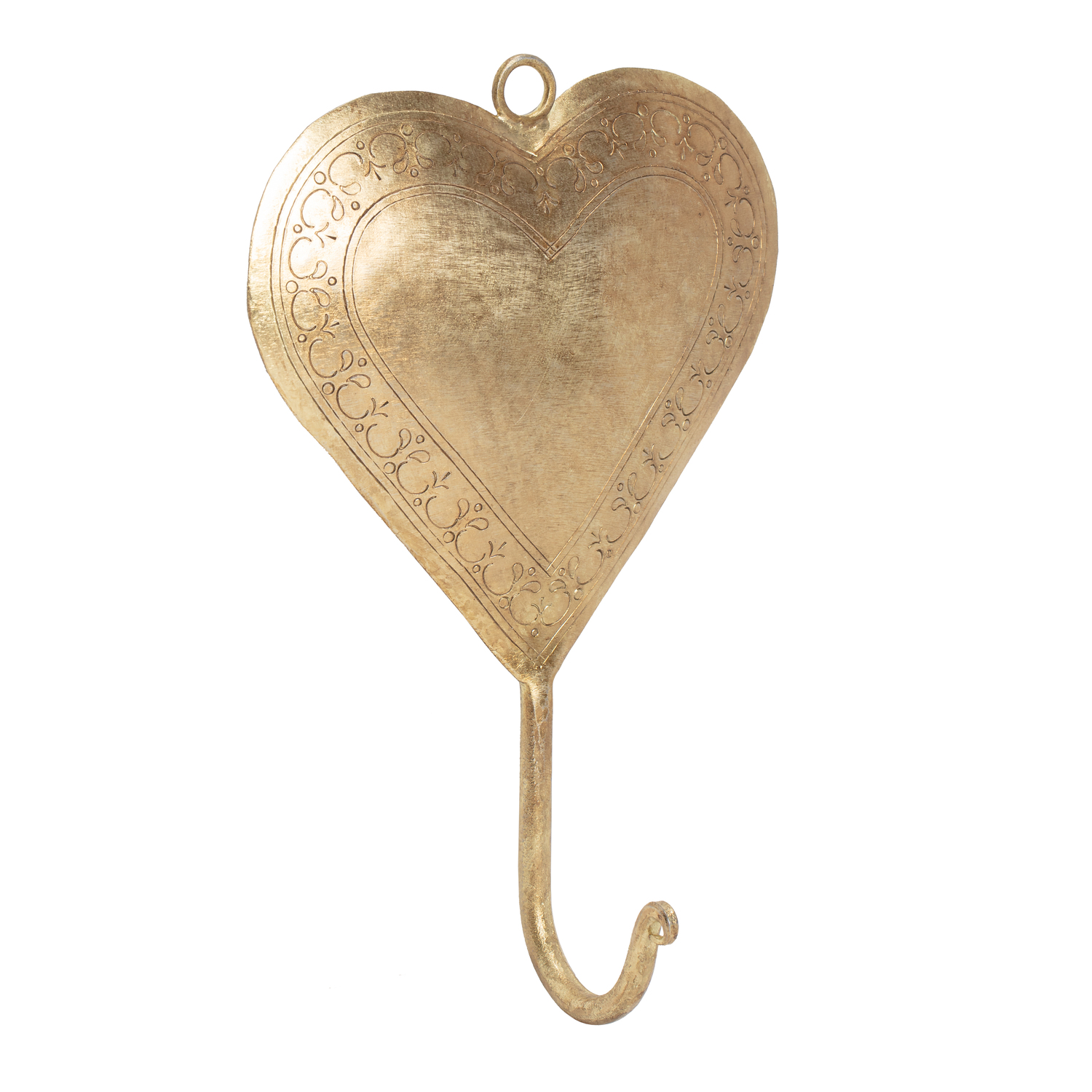 4 Piece Hand-Crafted Heart Wall Hook Set