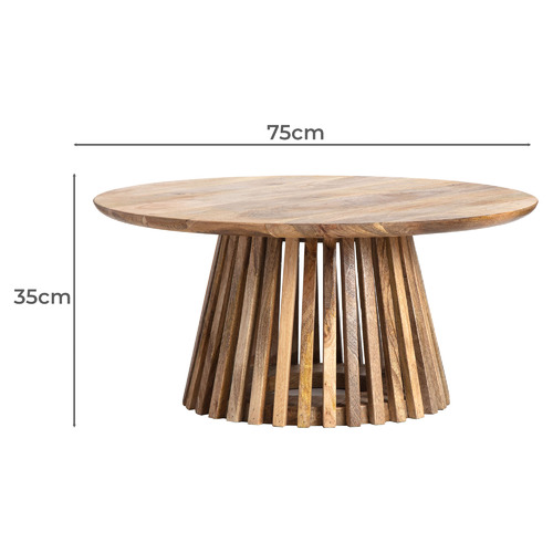 High St. Avoca Mango Wood Coffee Table Temple & Webster