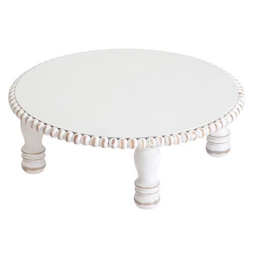 High St. 45cm Mango Wood Cake Stand Temple & ster