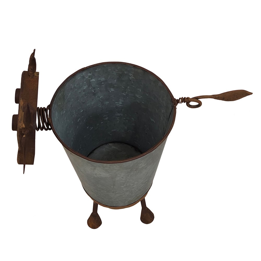 Rusty Cow Iron Planter