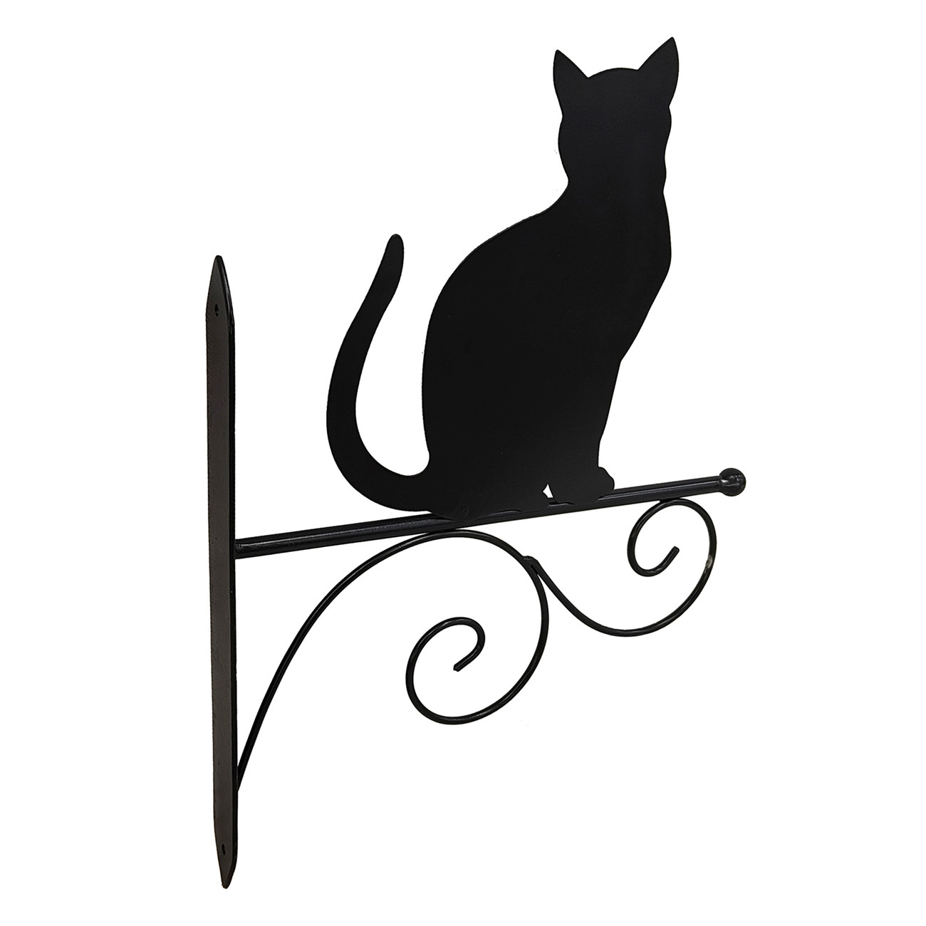 Cat Silhouette Iron Wall Hook