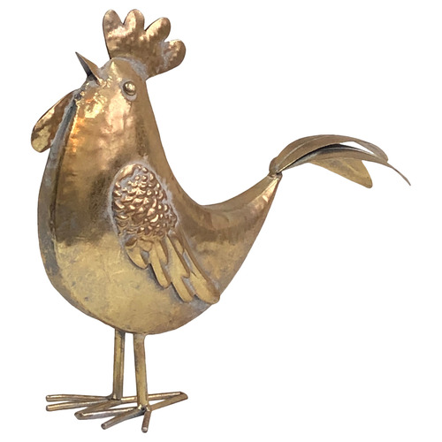 Lustre Chook with Long Tail Statue