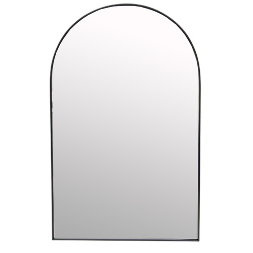 Black Arch Wall Mirror Temple & ster