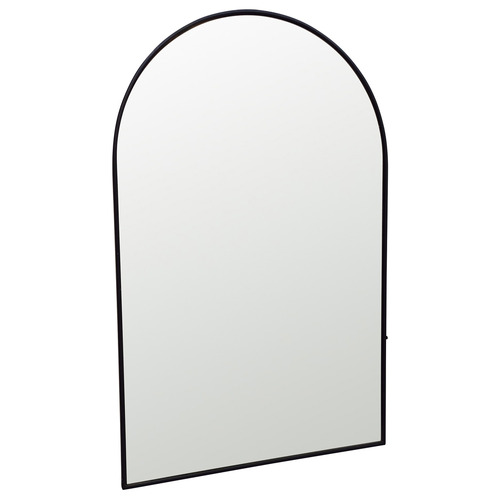 Black Arch Wall Mirror Temple & ster