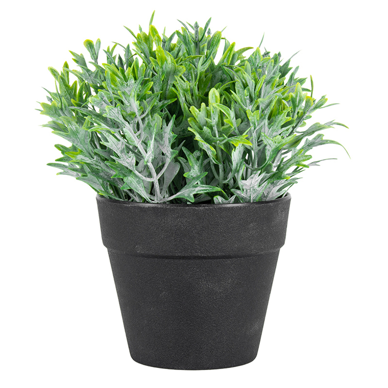 17cm Potted Faux Finger-Grass Plant