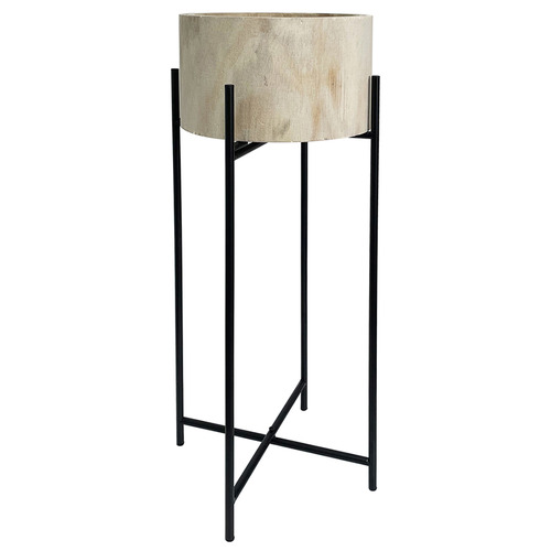Sagela Wood Planter with Stand