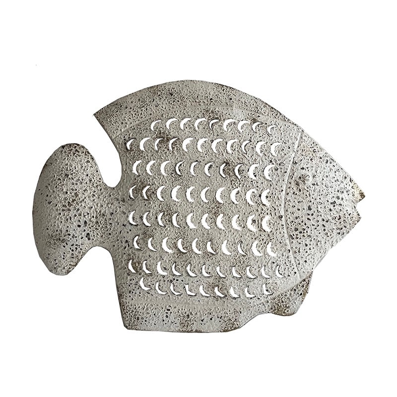 Iron Wall Art Fish with Scale