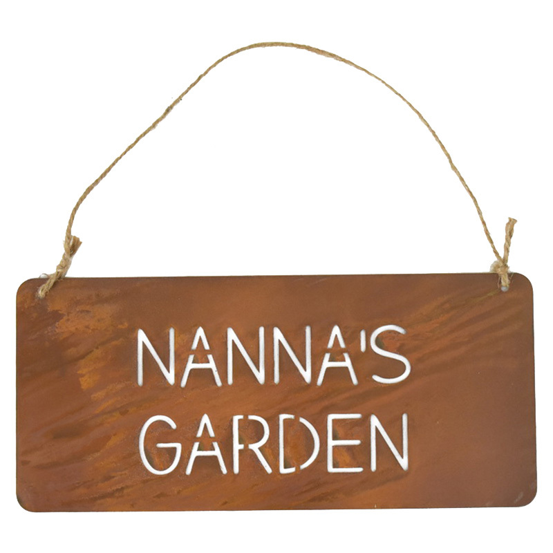 Lolly Nanna's Garden Iron Wall Accent