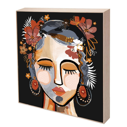 Ochre Isla Boxed Canvas Wall Art