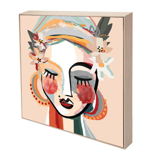 BelleAvenue Dotti Framed Canvas Wall Art Temple & ster