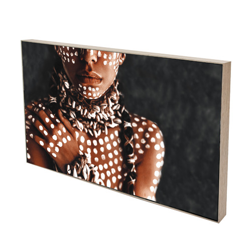 BelleAvenue Layla Framed Canvas Wall Art Temple & ster