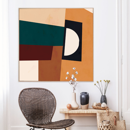 Maple Edges Framed Canvas Wall Art