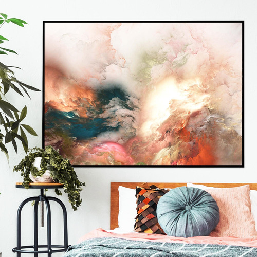 Sienna Abstract Framed Printed  Wall Art
