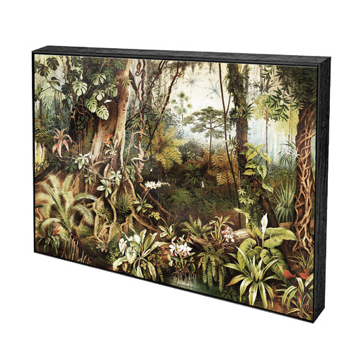 Vintage Jungle Canvas Wall Art