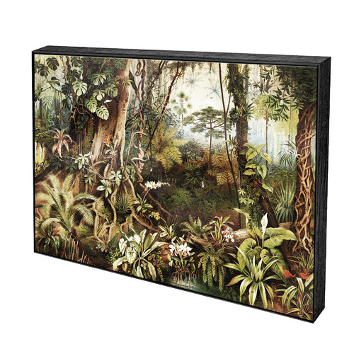 Vintage Jungle Canvas Wall Art