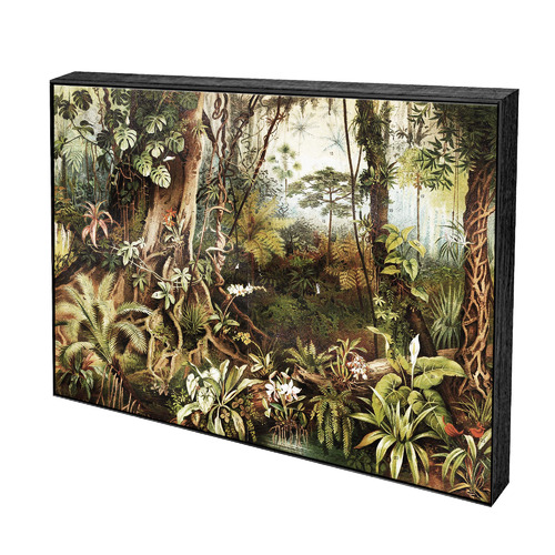 Vintage Jungle Canvas Wall Art