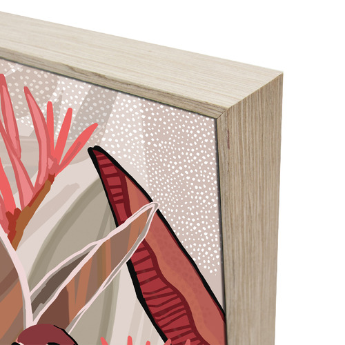 Botanic Birds Framed Canvas Wall Art