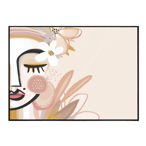 Soft Florence Framed Canvas Wall Art