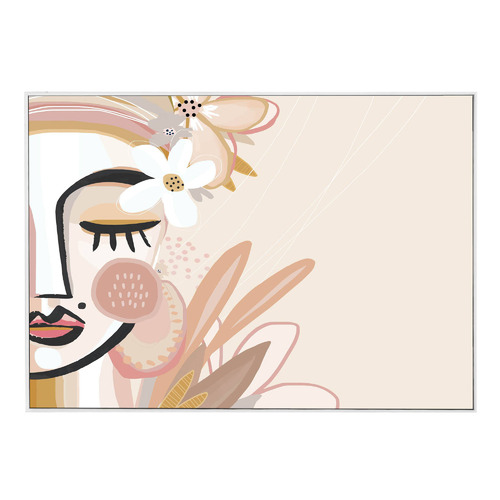 Soft Florence Framed Canvas Wall Art