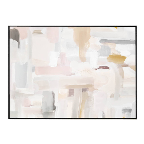 Porcelain Abstract Framed Canvas Wall Art