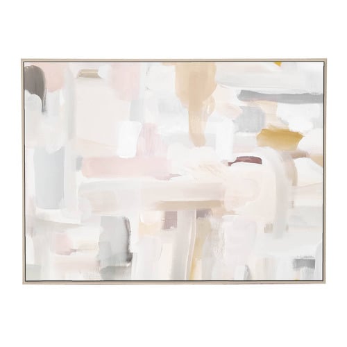 Porcelain Abstract Framed Canvas Wall Art