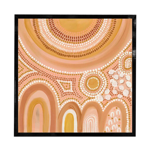 Dunes Framed Acrylic Wall Art