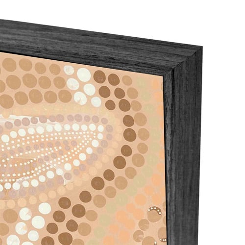 Journey Lines Framed Canvas Wall Art