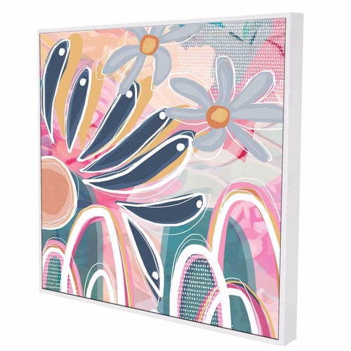 Indra Garden Framed Canvas Wall Art