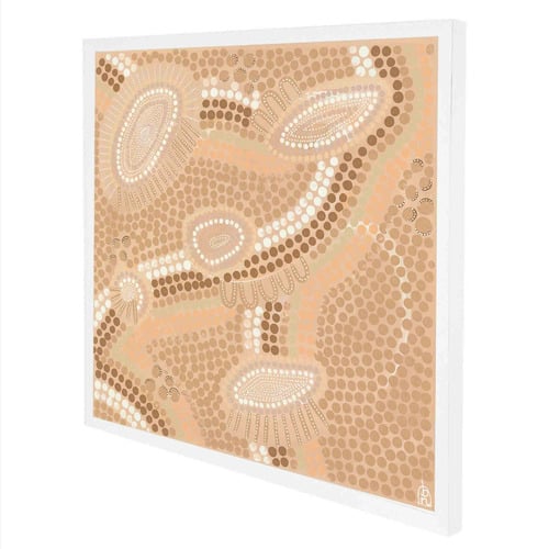 Journey Lines  Framed Acrylic Wall Art