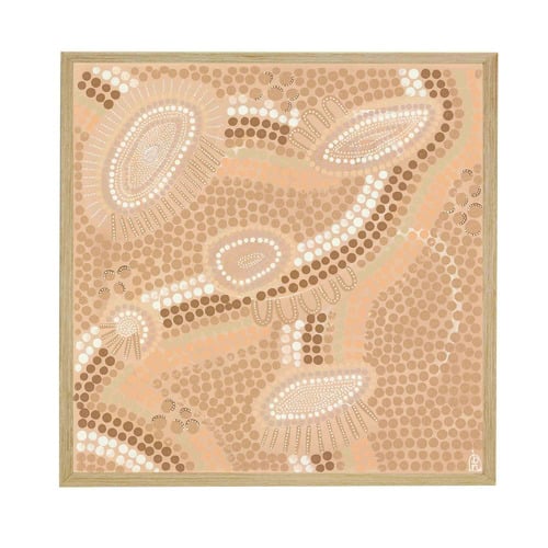 Journey Lines  Framed Acrylic Wall Art
