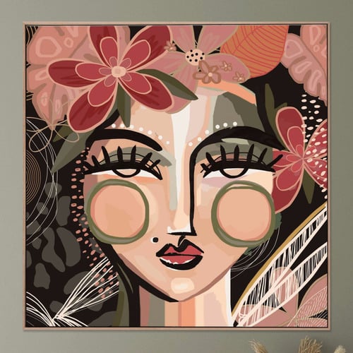 Earthentic Abeliene Framed Canvas Wall Art
